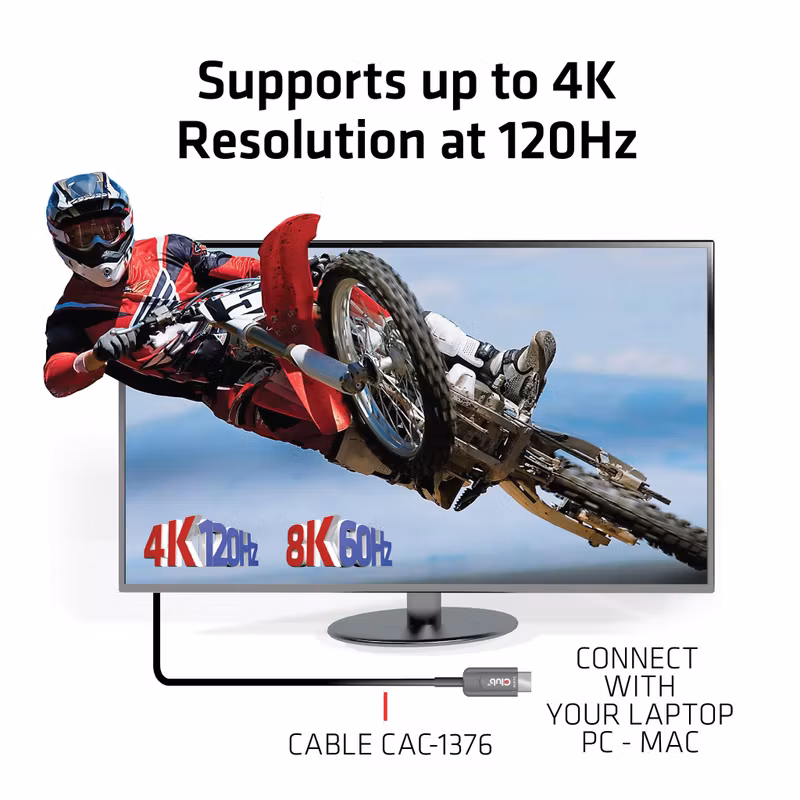 Club 3D CAC-1376 Ultra High Speed HDMI-kabel 10 m Aktiv optisk Svart