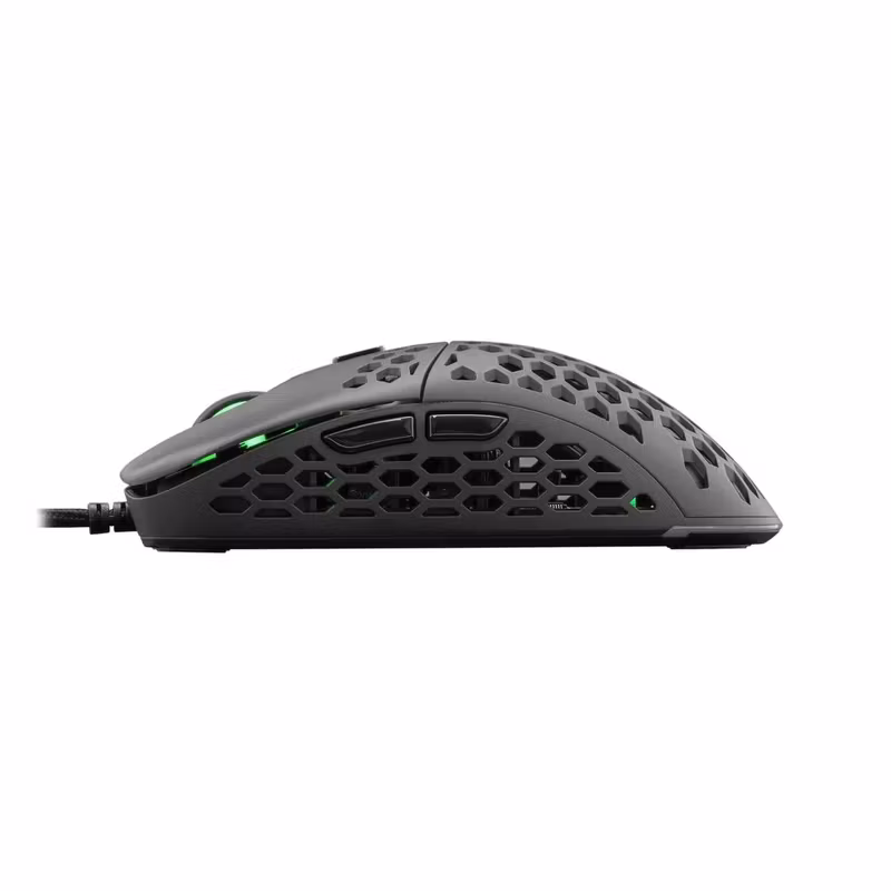 White Shark NAGINATA 6D 16 000 DPI Gamingmus Svart