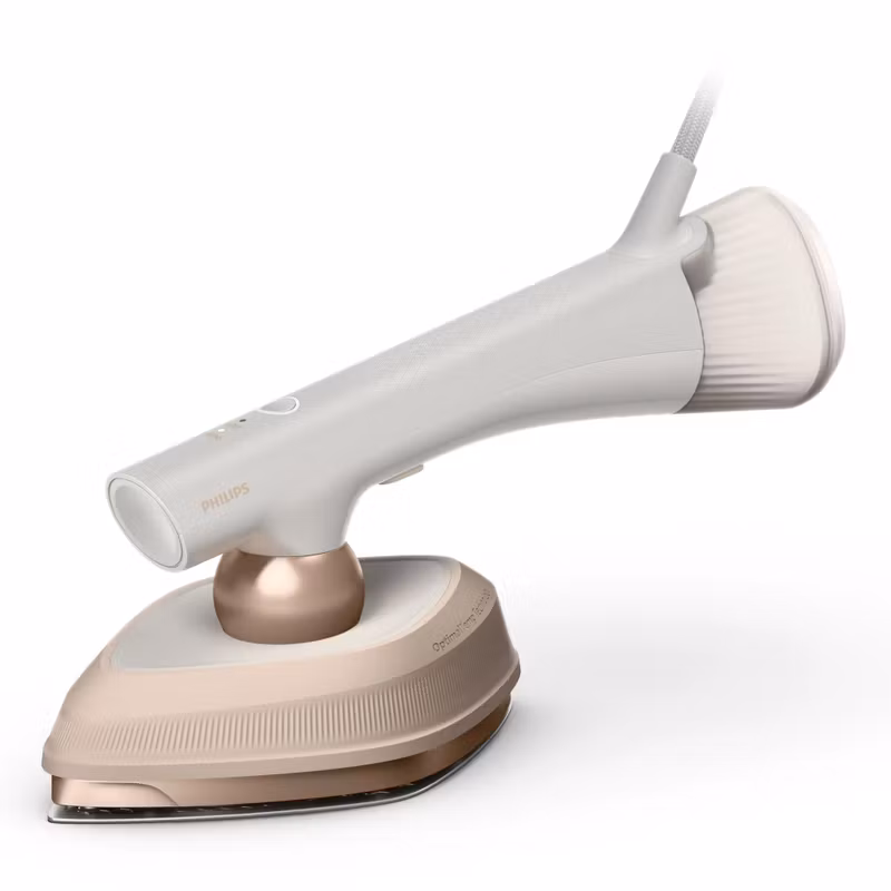 Philips OneTurn GC213/10 2-i-1 Strykjärn och Klädångare Vit/Nougat
