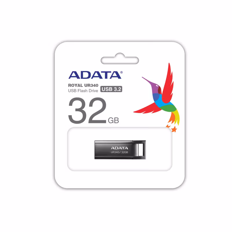 ADATA UR340 32 GB USB 3.2 Gen 1 USB-minne Svart