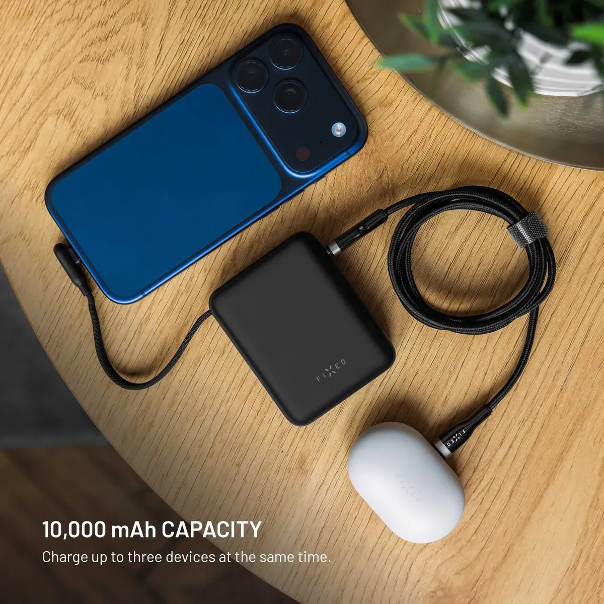 FIXED Zen 10 Loop FIXZENL-10-BK 10 000 mAh 30 W Powerbank Svart