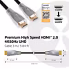 Club 3D CAC-1310 Premium HDMI 2.0-kabel 4K 60 Hz 3 m Svart