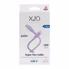 X2O Superflex USB-C till USB-C-kabel 60 W 1,5 m Lavendel