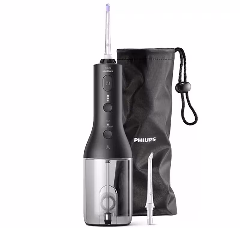 Philips Sonicare Power Flosser 3000 HX3826/33 Trådlös Munddusch Svart