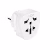 FIXED Reseadapter Schuko EU/Världen Vit