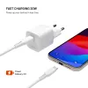 FIXED Mini FIXC20M2-C-WH 20 W USB-C Väggladdare Vit