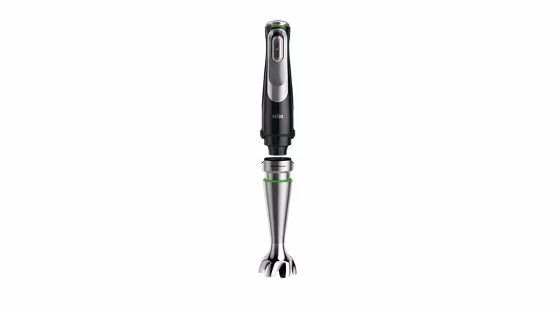 Braun MultiQuick 9 MQ 9187XLI Stavmixer 1 200 W Premium svart/borstat rostfritt stål