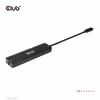 Club 3D CSV-1596 6-i-1 USB-C-dockningsstation HDMI 8K 30 Hz med 100 W PD Svart