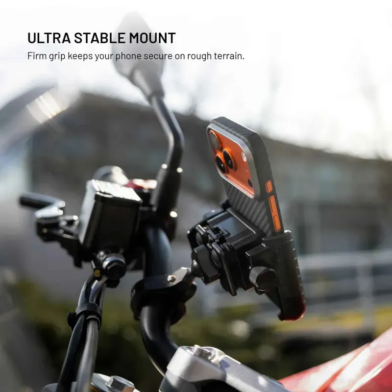 FIXED Bikee Anti-Shock FIXBIAS-BK Mobilhållare för cykel och motorcykel Svart
