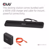 Club 3D CSV-2541 12-i-1 USB-C-dockningsstation för tre skärmar med 100 W PD