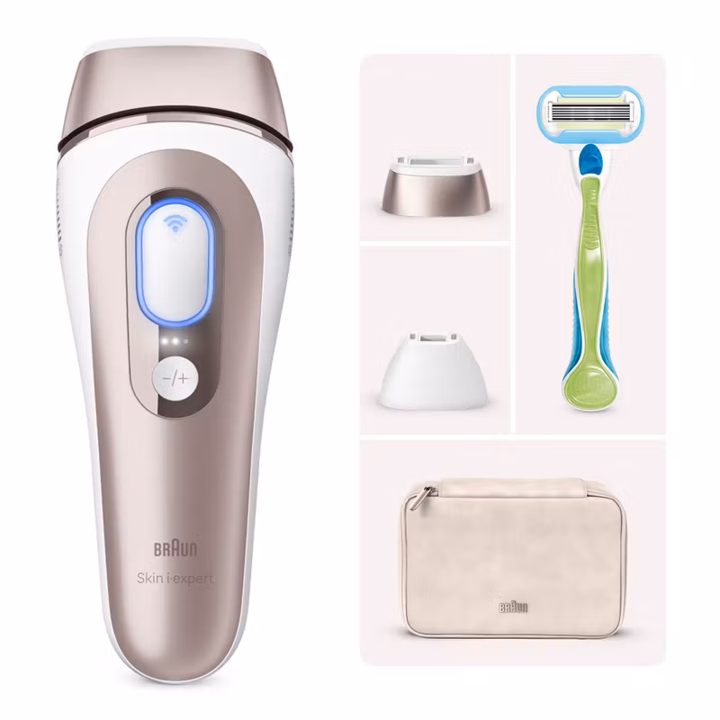 Braun Skin i·expert PL7147 Smart IPL-hårborttagare Guld/Vit