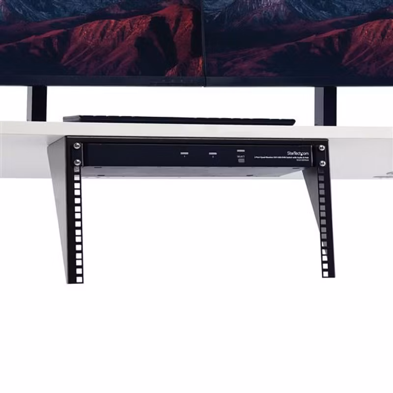 StarTech.com RK619WALLV 6U 19" Vertikalt Väggfäste för Nätverksutrustning Svart