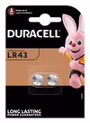 Duracell Electronics LR43 1,5 V Alkaliskt Knappcellsbatteri 2-pack