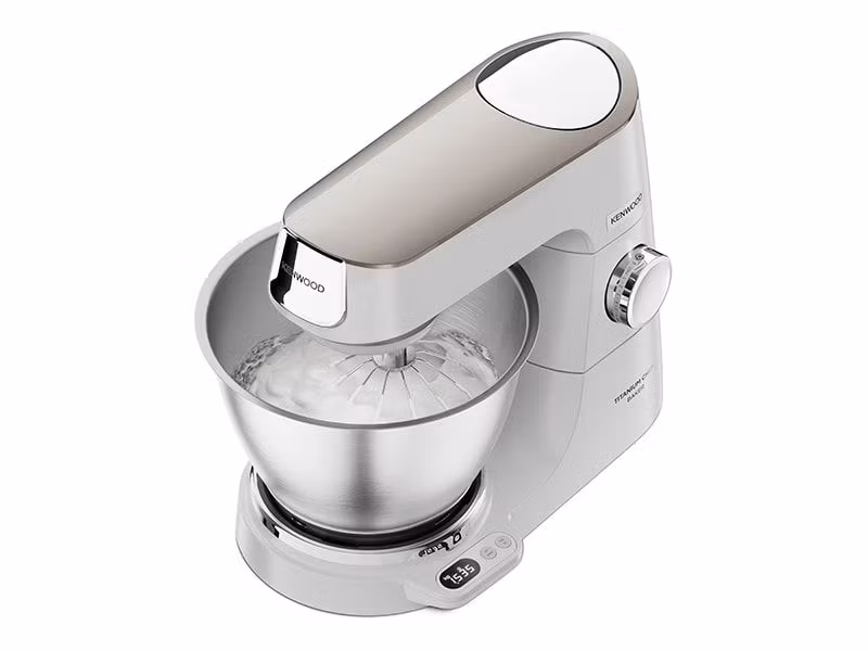 Kenwood Titanium Chef Baker KVC65.001WH 5 L Köksmaskin Vit/Champagnekräm