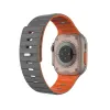 FIXED Silicone Magnetic Strap Magnetiskt silikonarmband för Apple Watch 44/45/46/49 mm Ljusgrå