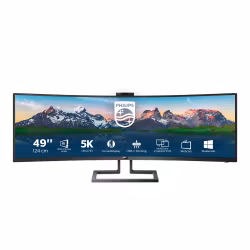 Philips Brilliance 499P9H 49" VA 32:9 Dual QHD Böjd USB-C-skärm