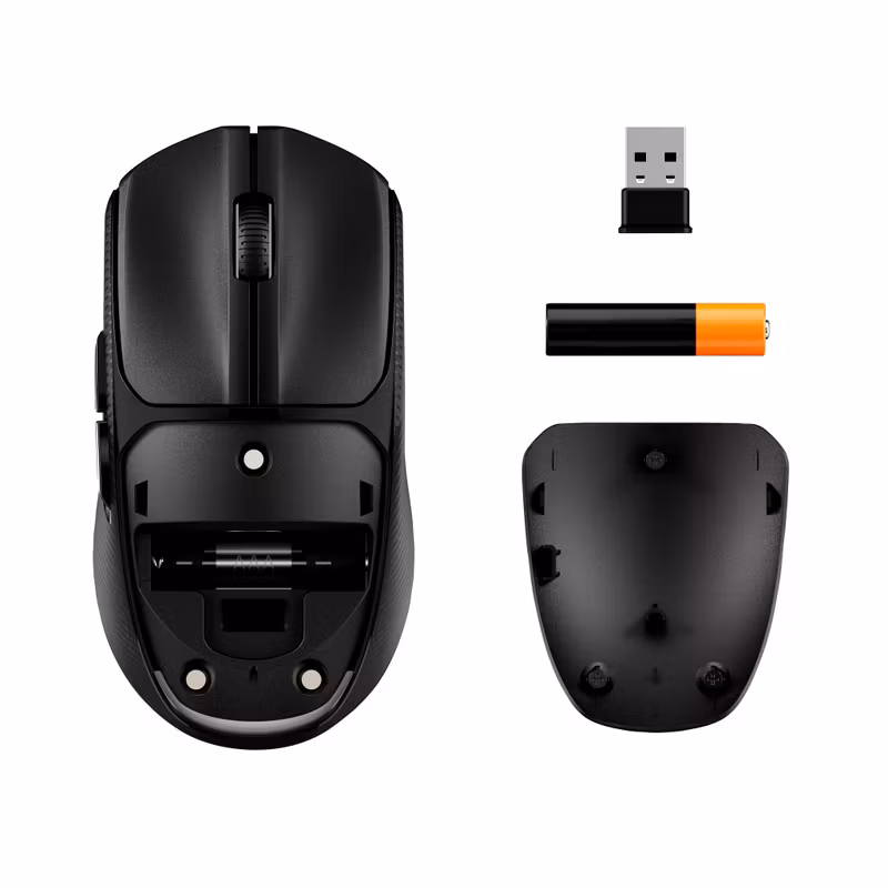 HyperX Pulsefire Fuse Wireless Trådlös Gamingmus 12 000 DPI Svart