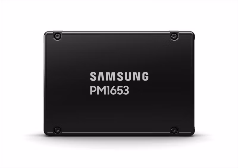 Samsung PM1653 MZILG15THBLA 15,36 TB 2,5" SAS 24G Intern SSD