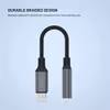 FIXED Link Premium Lightning till 3,5 mm Adapter Rymdgrå