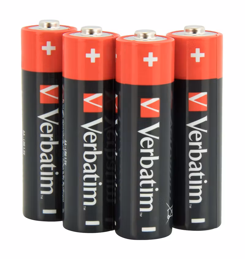 Verbatim 49501 AA (LR6) Alkaliska Batterier 4-pack