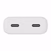 X2O Professional Dual Slim 65 W GaN Hemmaladdare 2 × USB-C med 1,5 m USB-C-kabel Vit