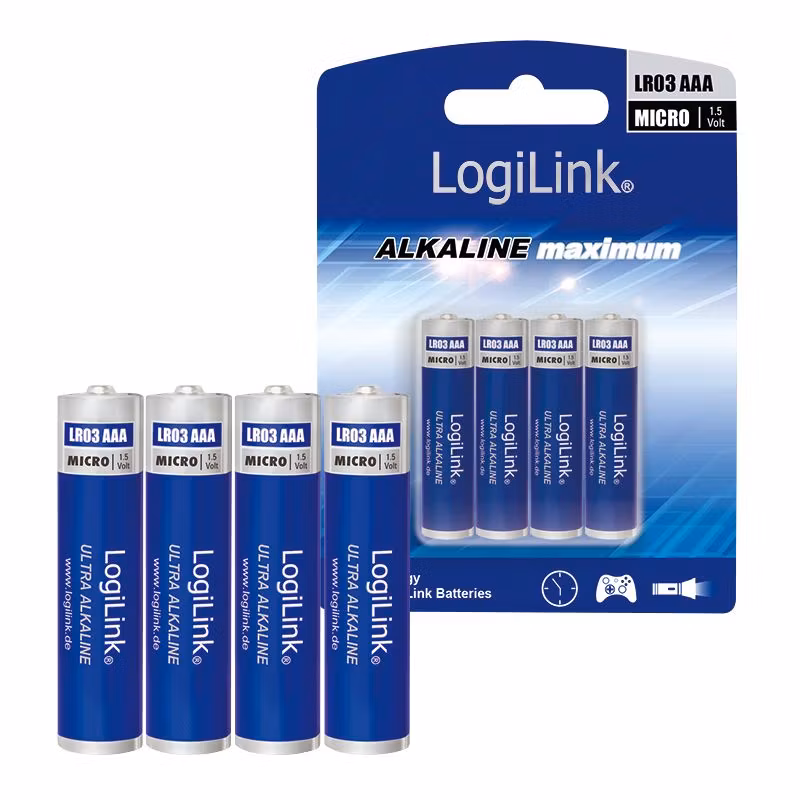 LogiLink Ultra Power LR03B4 AAA Alkaliska Batterier 4-pack