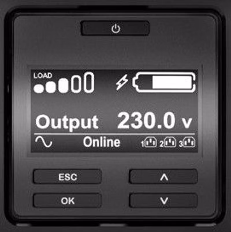 APC Smart-UPS SRT 1500VA RM SRT1500RMXLI-NC 2U Rack-UPS med nätverkskort