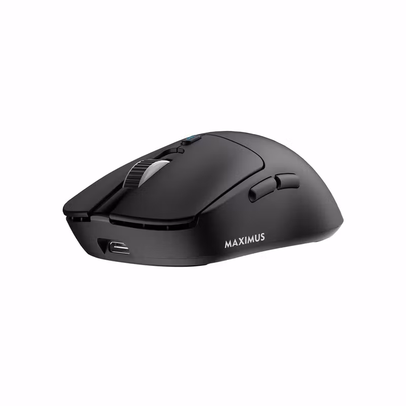 White Shark MAXIMUS 6D 26 000 DPI Trådlös Gamingmus Svart