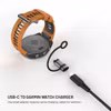 FIXED Link USB-C-laddningsadapter för Garmin Smartwatch Rymdgrå