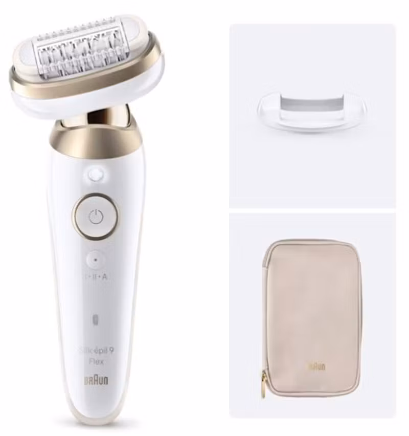Braun Silk-épil 9 Flex 9-011 3D Epilator Guld/Vit