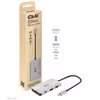 Club 3D CSV-1543 USB-C-hubb 10 Gbps med 2 × USB-C, 2 × USB-A och 100 W PD-laddning Grå