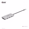 Club 3D CSV-1547 USB-C-hubb 10 Gbps med 4 × USB-A Grå