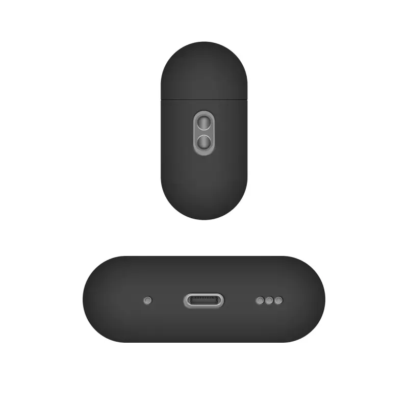 FIXED Silky FIXSIL-1629-BK Silikonfodral för Apple AirPods Pro 3 Svart
