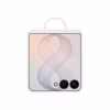 Samsung Galaxy Z Flip8 Silicone Ring Magnet Case silikonskal med ring Cream