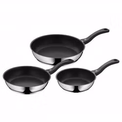 WMF Devil Stekpannset 3 delar 20 cm 24 cm 28 cm Rostfritt stål