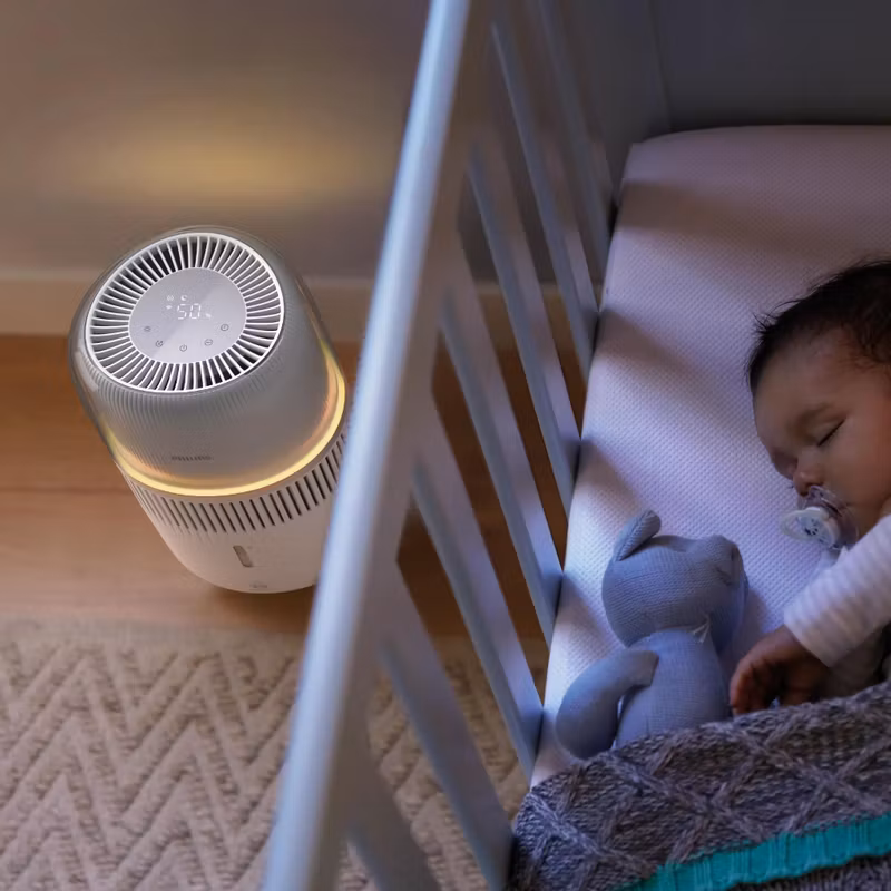 Philips Series 5000 HU5710/00 Luftfuktare NanoCloud 4,5 L Silver/Vit
