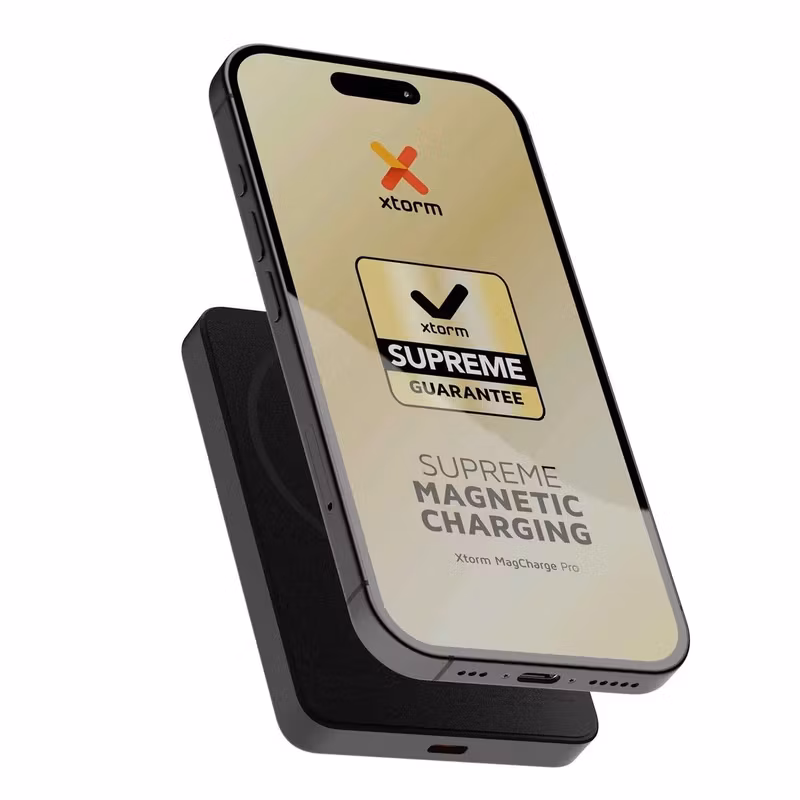 Xtorm Go2 XG2WP051 5 000 mAh 15 W Magnetisk Trådlös Powerbank med USB-C Svart