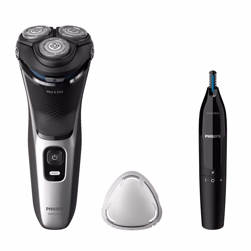 Philips Shaver 3000 Series S3143/02 Rakapparat för våt- och torrakning Svart