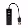 SBOX H-204 4-portars USB-hubb med 4 × USB 2.0 Svart
