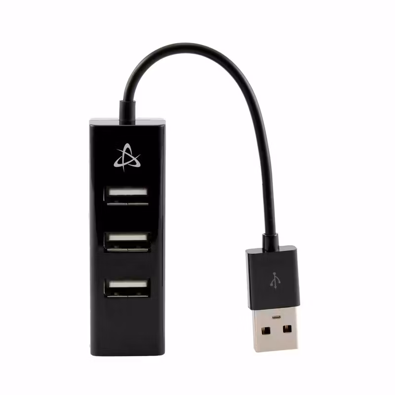 SBOX H-204 4-portars USB-hubb med 4 × USB 2.0 Svart