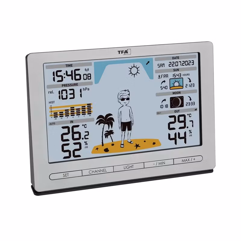 TFA METEO JACK 35010869 Trådlös väderstation Silver
