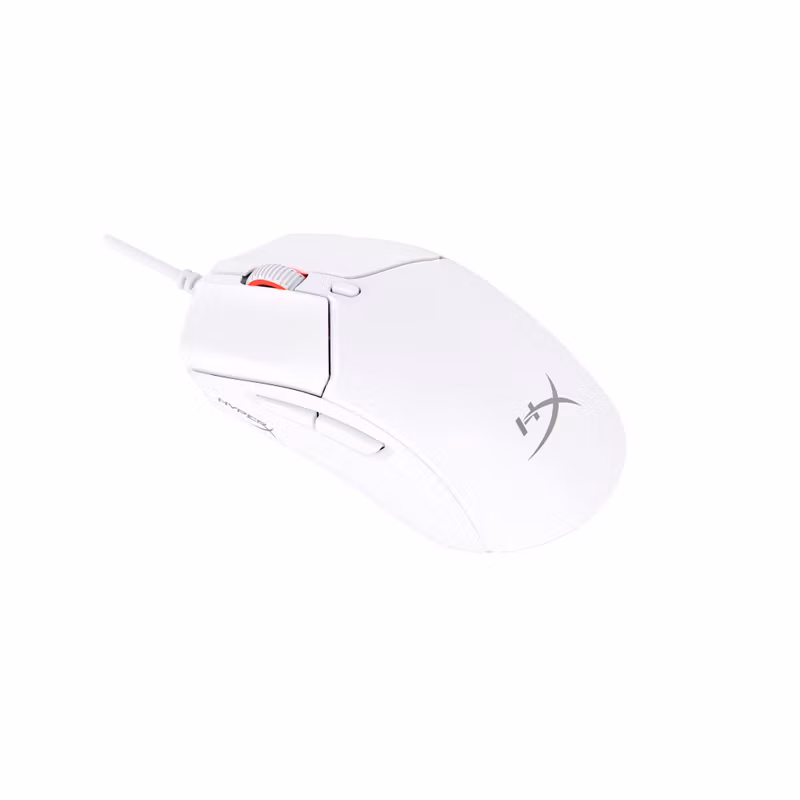 HyperX Pulsefire Haste 2 Optisk Kabelansluten Gamingmus Vit