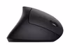Trust Verto 22879 Ergonomisk Vertikal Trådlös Mus 2,4 GHz Svart