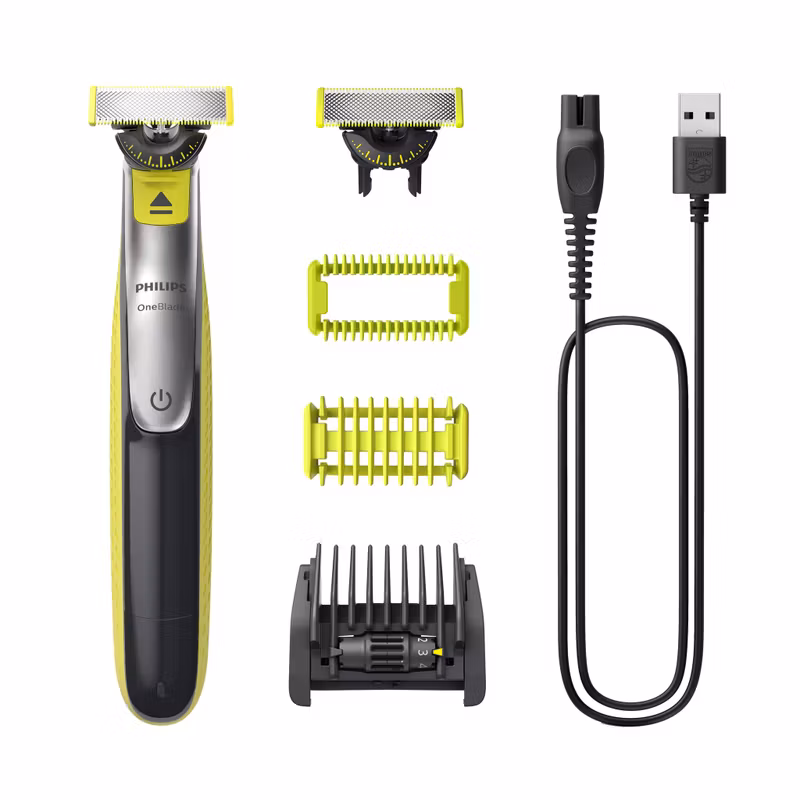 Philips OneBlade 360 Face + Body QP2834/23 Trimmer och Rakapparat Grå/Grön