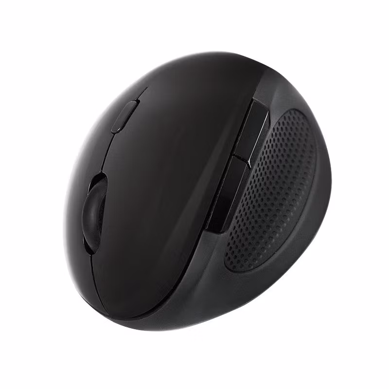 LogiLink ID0139 ergonomisk trådlös mus 2,4 GHz Svart