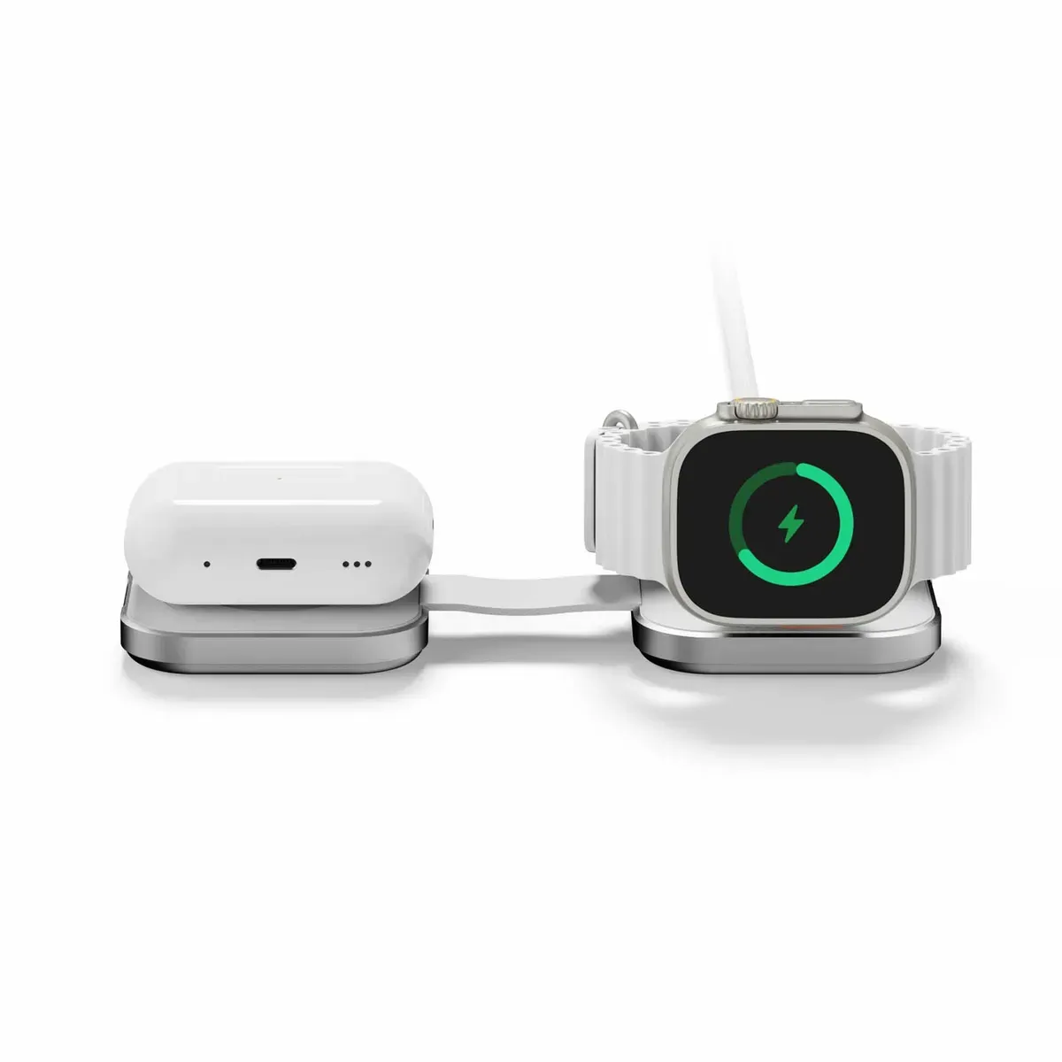 LINQ 2in1 Foldable LQTC021 MagSafe-kompatibel hopfällbar trådlös laddare