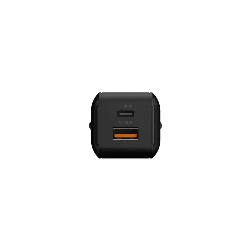 Xtorm NextGen XECNG451 45 W GaN³ USB-C/USB-A Väggladdare Midnight Black