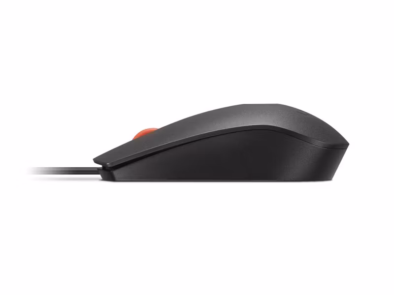 Lenovo 4Y51S24029 Fingeravtrycksmus Gen 3 optisk med sladd USB Svart/Röd