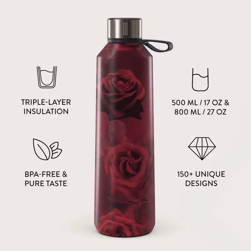 Burga Femme Fatale 800 ml Vatten-/Termosflaska i rostfritt stål