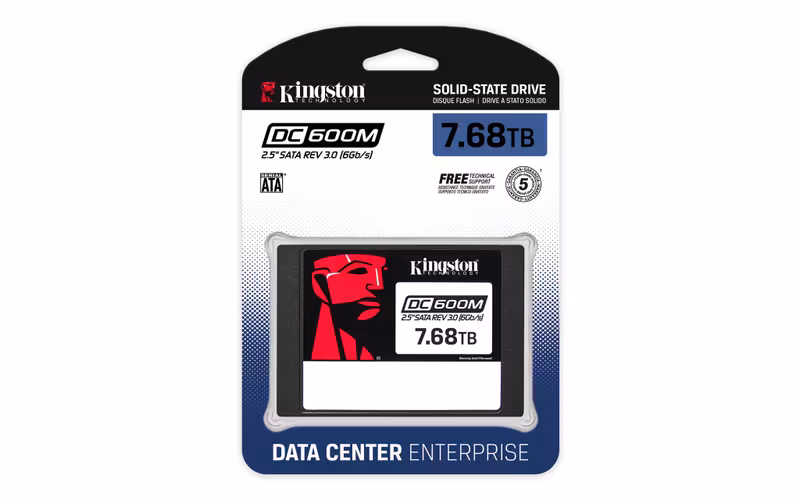 Kingston DC600M 7,68 TB 2,5" SATA Enterprise-SSD Mixed Use